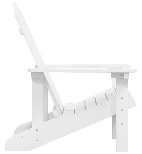 Fehér HDPE kerti adirondack szék