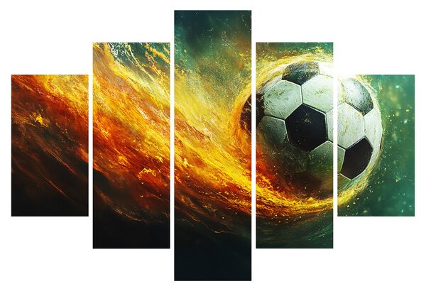 Kép - Focilabda repülés közben (150x105 cm)