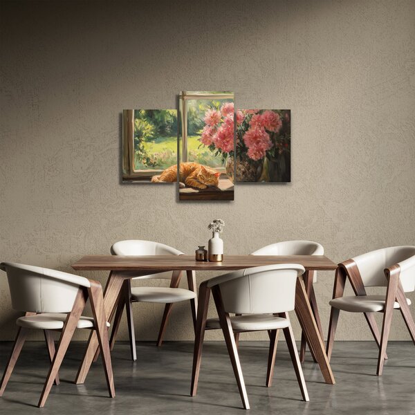 Kép - Macska az ablakban (90x60 cm)