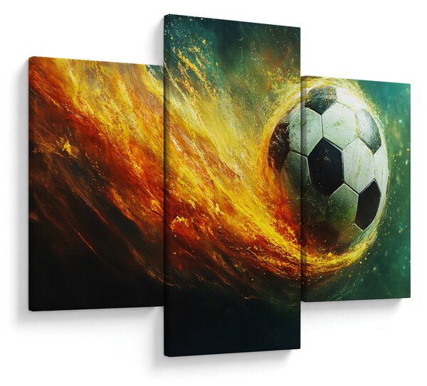 Kép - Focilabda repülés közben (90x60 cm)