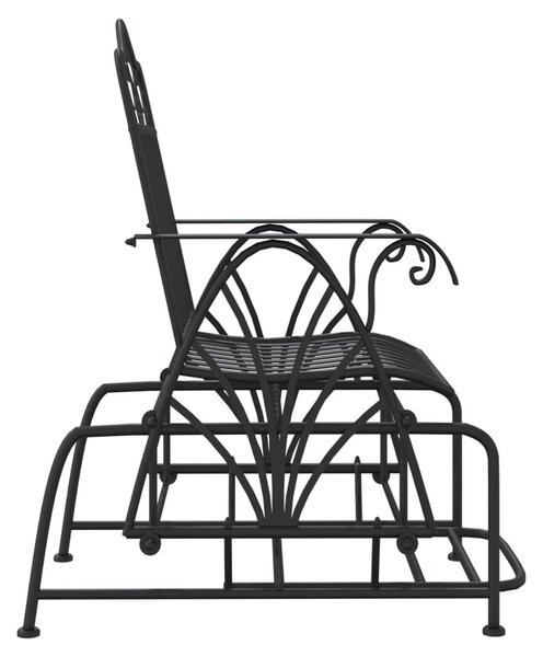 Fekete acél hintapad 61 cm