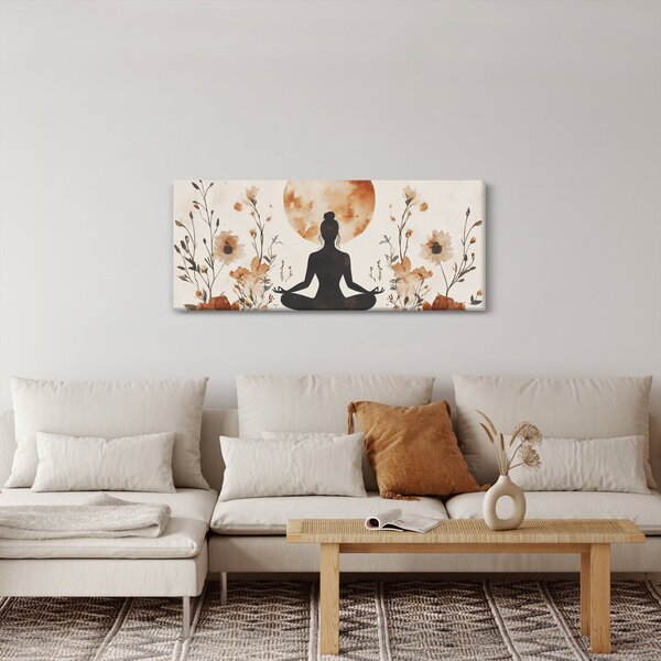 Kép - Narancssárga jóga (120x50 cm)