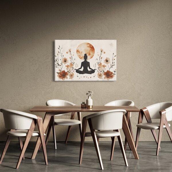Kép - Narancssárga jóga (90x60 cm)