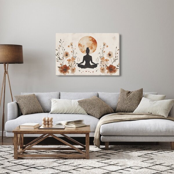 Kép - Narancssárga jóga (90x60 cm)