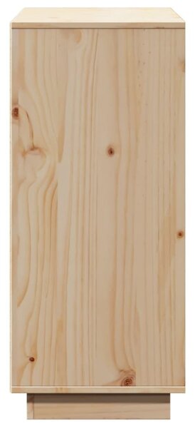 Tömör fenyőfa tálalószekrény 110,5x35x80 cm