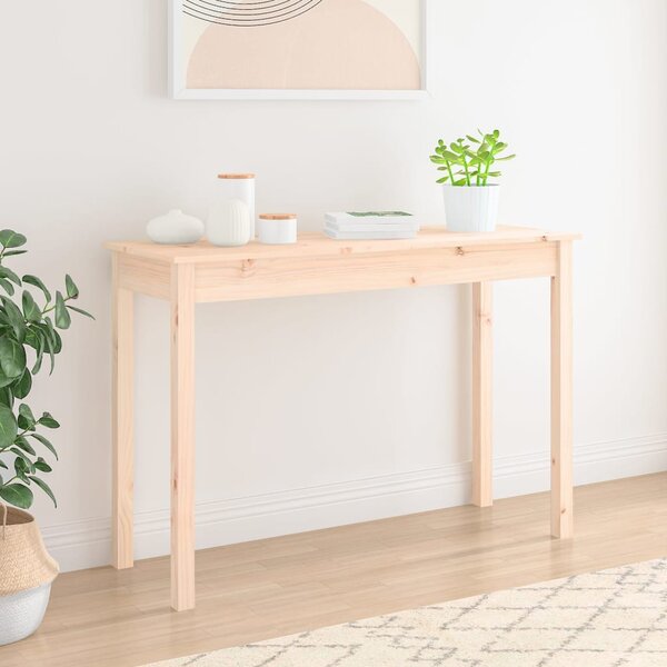 Tömör fenyőfa tálalóasztal 110 x 40 x 75 cm