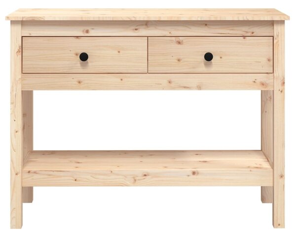 Tömör fenyőfa tálalóasztal 100 x 35 x 75 cm