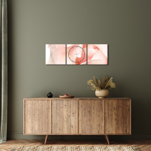 Kép - Rózsák (órával) (90x30 cm)