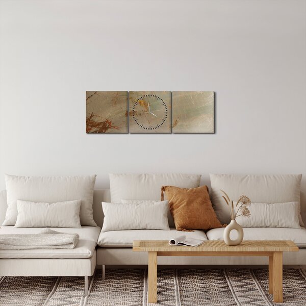 Kép - Texturált absztrakció (órával) (90x30 cm)