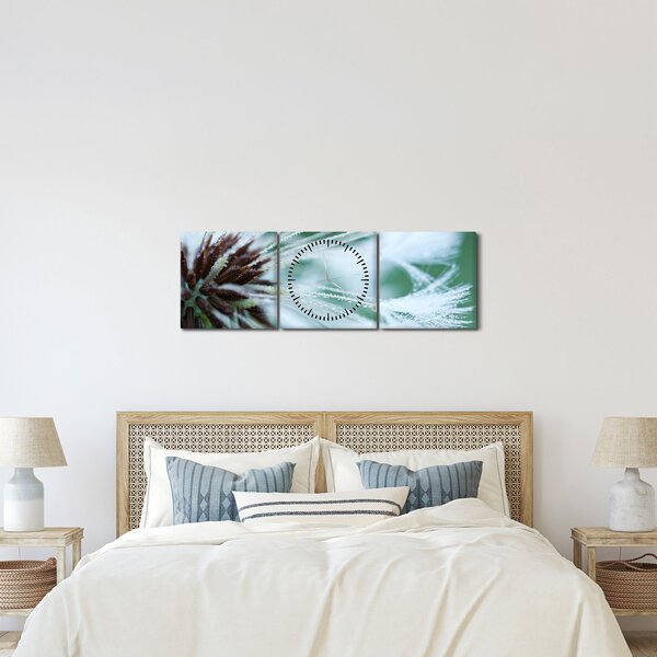 Kép - Egy virág részlete (órával) (90x30 cm)