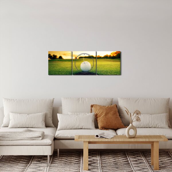 Kép - Golf (órával) (90x30 cm)