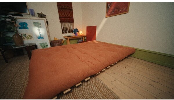 Roots szürke kinyitható kanapé 140 cm - Karup Design