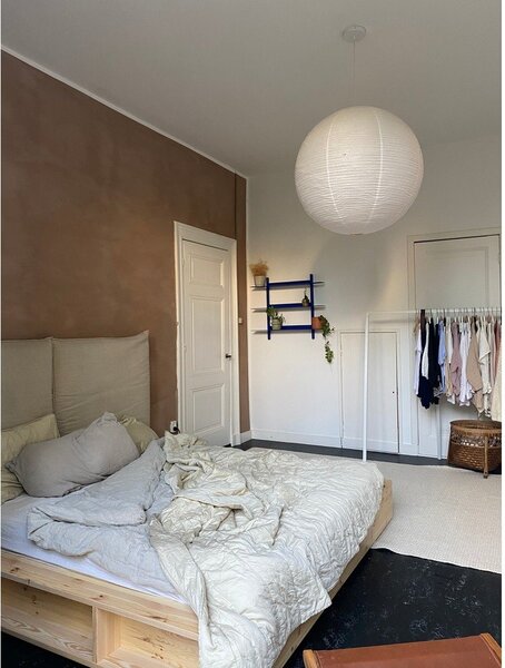 Borovi fenyő franciaágy ágyráccsal 180x200 cm Ziggy – Karup Design