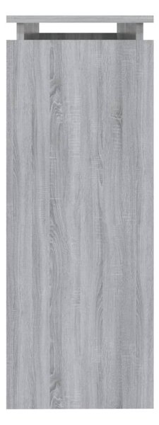 Szürke sonoma színű szerelt fa tálalóasztal 102 x 30 x 80 cm