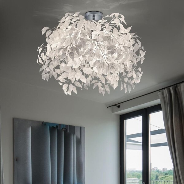 Pendant Leavy fehér függőlámpa, magasság 73 cm - Reality