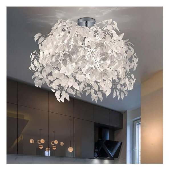 Pendant Leavy fehér függőlámpa, magasság 73 cm - Reality