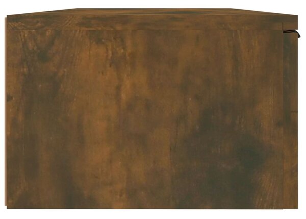 2 db füstös tölgyszínű szerelt fa fali szekrény 68 x 30 x 20 cm