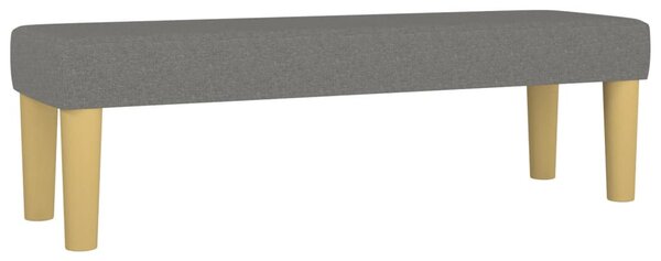 Sötétszürke szövet pad 100 x 30 x 30 cm