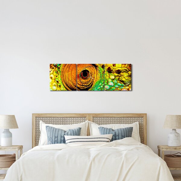 Kép - Kaméleon (órával) (90x30 cm)