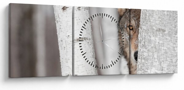 Kép - Farkas (órával) (90x30 cm)