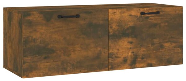 Füstös tölgy színű szerelt fa faliszekrény 100 x 36,5 x 35 cm