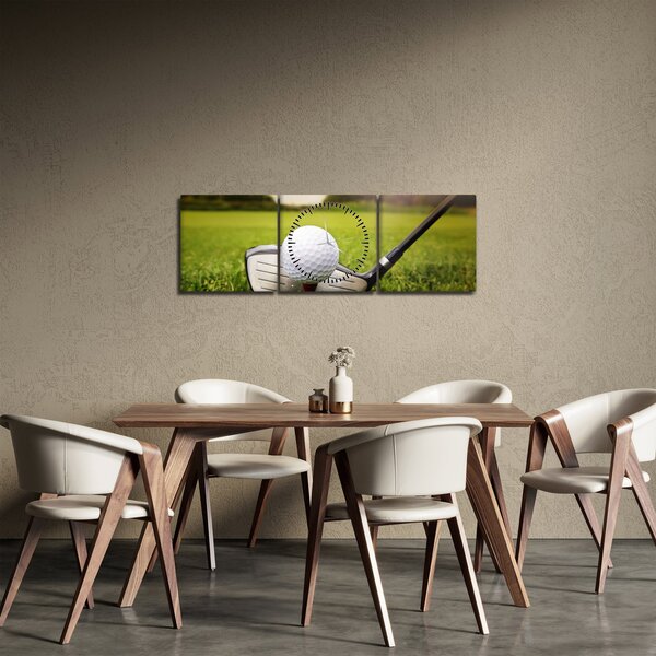 Kép - Golf (órával) (90x30 cm)