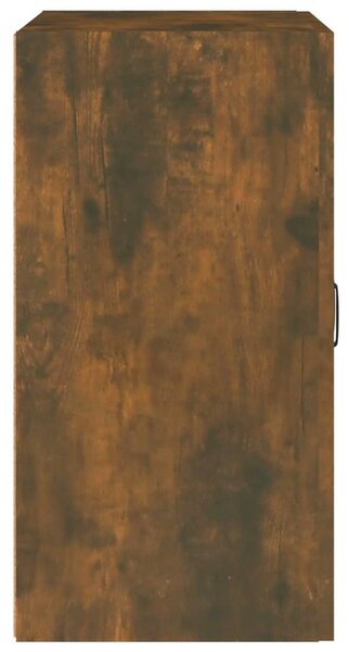 Füstös tölgy színű szerelt fa fali szekrény 60 x 30 x 60 cm