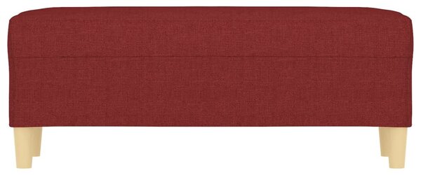 Bordó szövet pad 100 x 35 x 41 cm