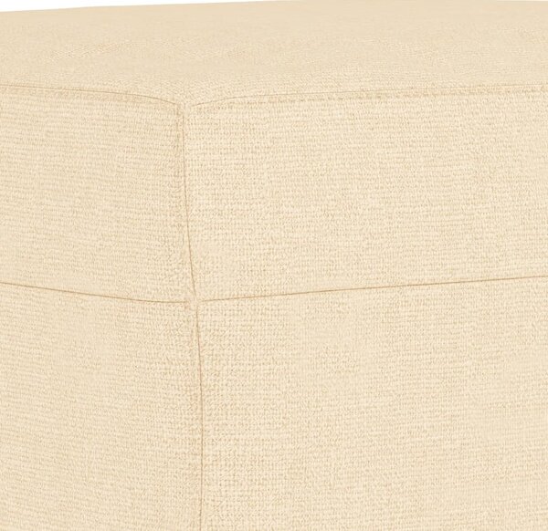 Krémszínű szövet pad 100 x 35 x 41 cm