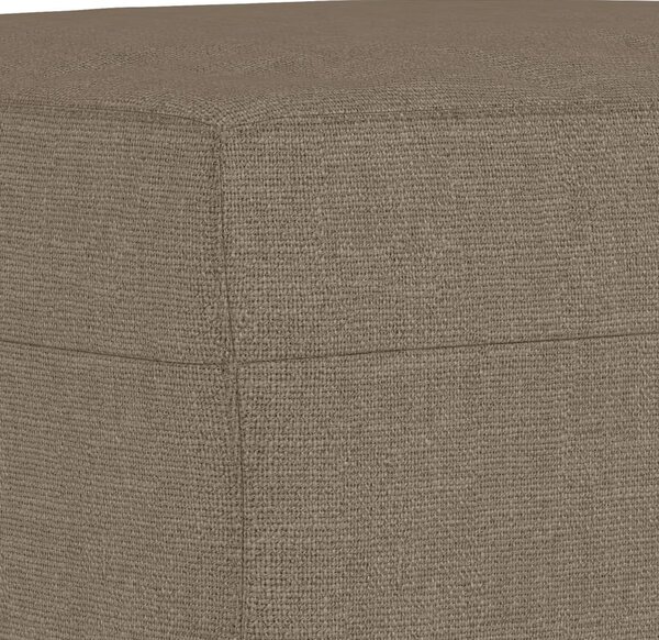 Tópszínű szövet pad 100 x 35 x 41 cm