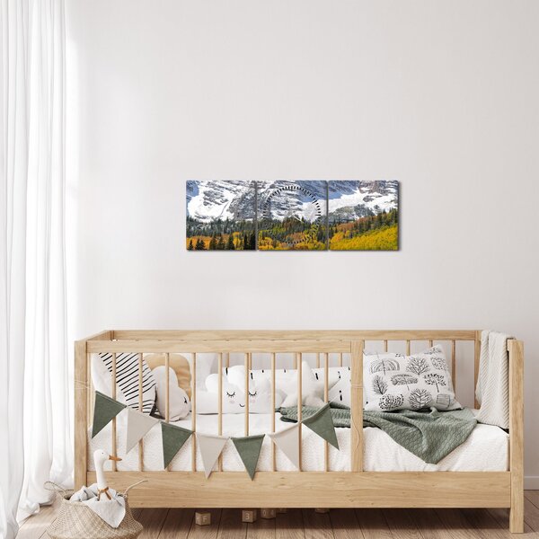 Kép - Maroon Peak (órával) (90x30 cm)