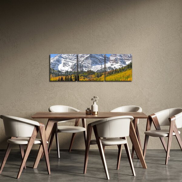 Kép - Maroon Peak (órával) (90x30 cm)
