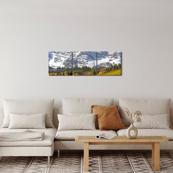 Kép - Maroon Peak (órával) (90x30 cm)
