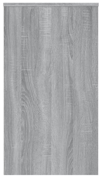Szürke sonoma színű szerelt fa íróasztal 90x40x72 cm
