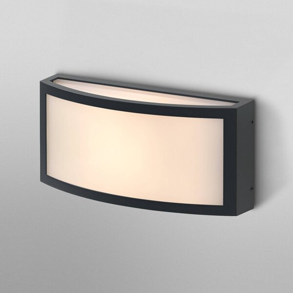 OSRAM ENDURA CLASSIC CUADRA kültéri fali lámpa, sötét szürke, IP65, dimmelhető, Alu / szürke / cink, Alumínium, Modern