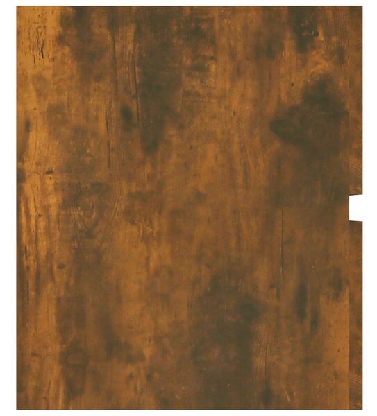 Füstös tölgy színű szerelt fa mosdószekrény 100 x 38,5 x 45 cm