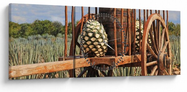 Kép - Oldalkocsi (órával) (90x30 cm)