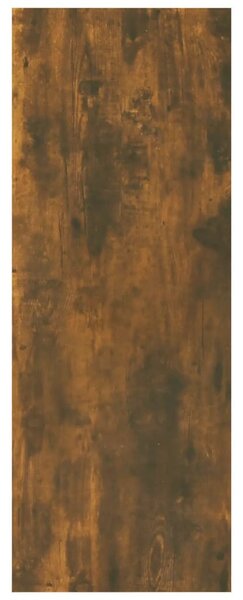 Füstös tölgyszínű szerelt fa tálalóasztal 105 x 30 x 80 cm
