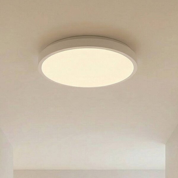 OSRAM LED mennyezeti világítás ORBIS LONDON, fehér, Ø 48 cm, fém, Fehér / opál, Nappali / Étkező, fém, Modern
