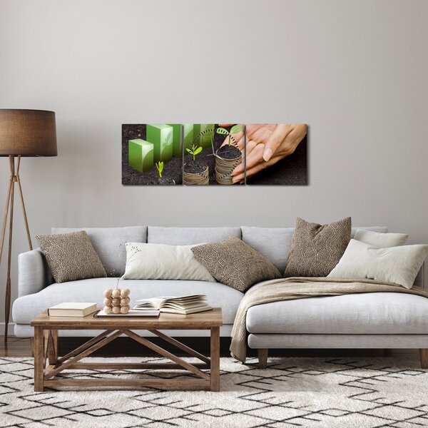 Kép - Növekedés (órával) (90x30 cm)