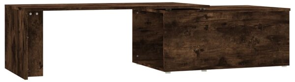 Füstös tölgy színű fatermék dohányzóasztal 150x50x35 cm