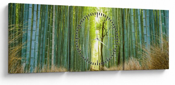 Kép - Sikátor bambuszal (órával) (90x30 cm)