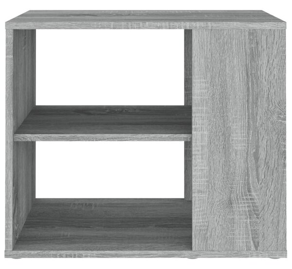 Szürke sonoma színű szerelt fa kisszekrény 60 x 30 x 50 cm