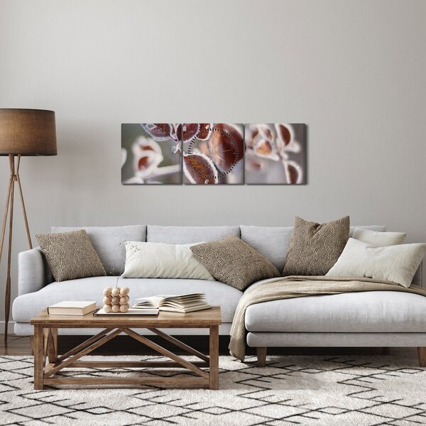 Kép - Levelek részlete (órával) (90x30 cm)