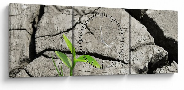 Kép - Repedések (órával) (90x30 cm)