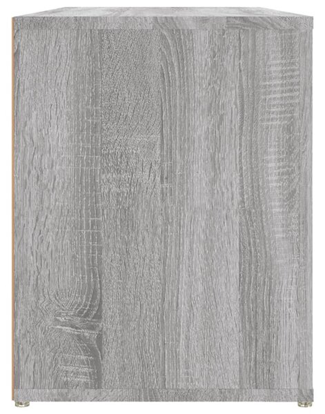 Szürke sonoma színű szerelt fa cipőtartó 100x35x45 cm