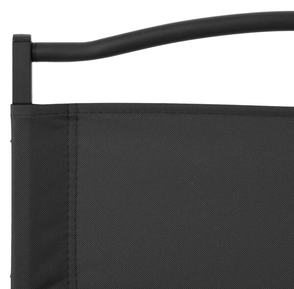 2 db fekete oxford szövet camping szék 54 x 55 x 78 cm