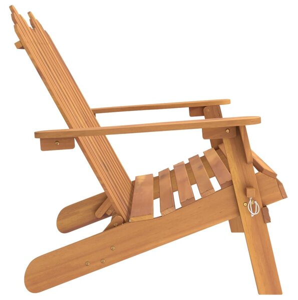 Tömör akácfa Adirondack kerti pad 126 cm