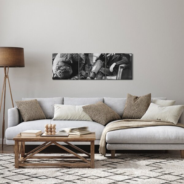 Kép - Cirkusz (órával) (90x30 cm)