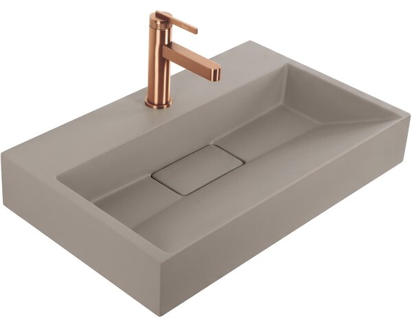 Konglomerátum mosdó Rea GOYA TAUPE 60CM